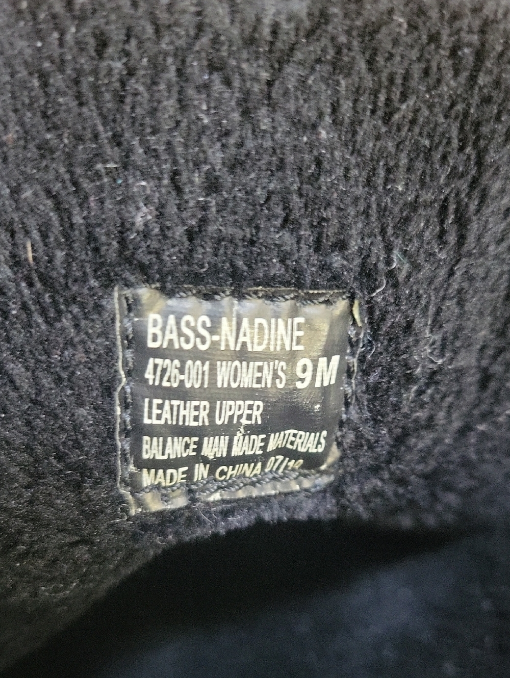 BASS Nadine Black Fleece Lined Pull-On Suede Leather Boots - Picture 6 of 9